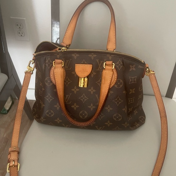 Louis Vuitton Handbags - Louis Vuitton Brown and Tan Satchel Limited Edition